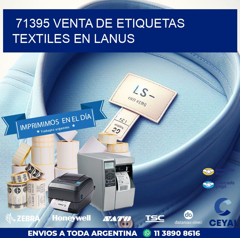 71395 VENTA DE ETIQUETAS TEXTILES EN LANUS