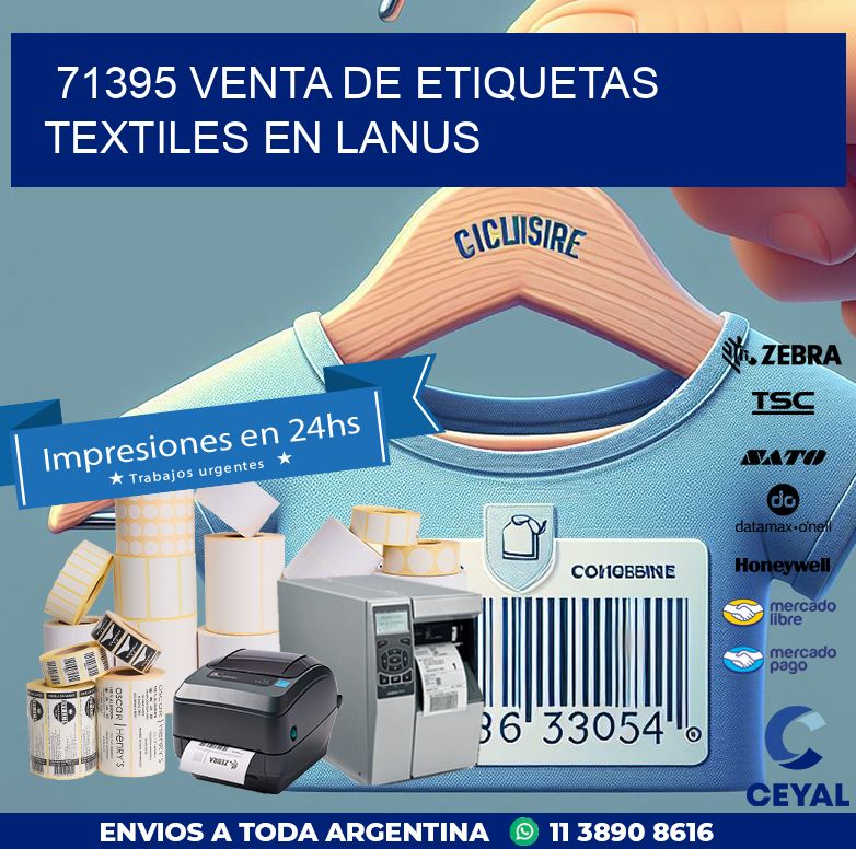 71395 VENTA DE ETIQUETAS TEXTILES EN LANUS