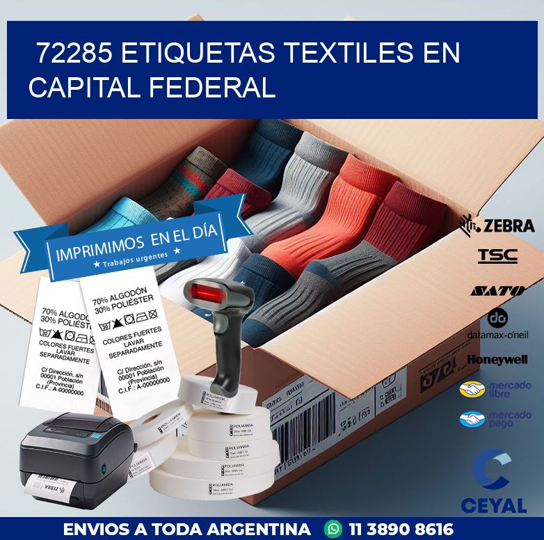 72285 ETIQUETAS TEXTILES EN CAPITAL FEDERAL
