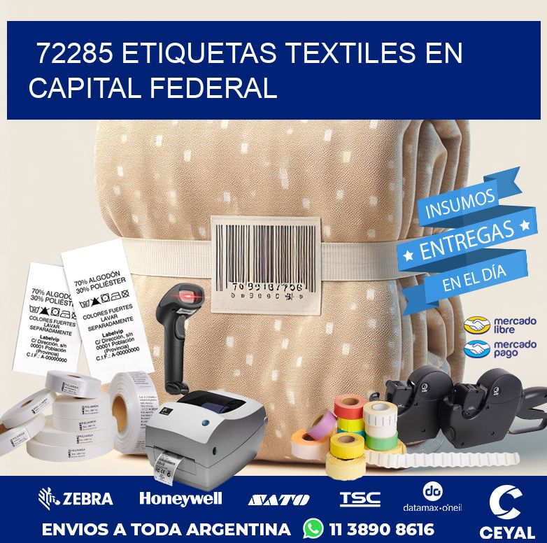 72285 ETIQUETAS TEXTILES EN CAPITAL FEDERAL