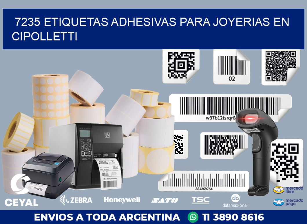 7235 ETIQUETAS ADHESIVAS PARA JOYERIAS EN CIPOLLETTI