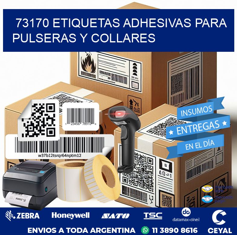 73170 ETIQUETAS ADHESIVAS PARA PULSERAS Y COLLARES