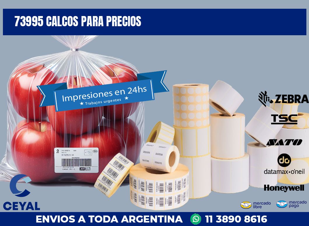 73995 CALCOS PARA PRECIOS