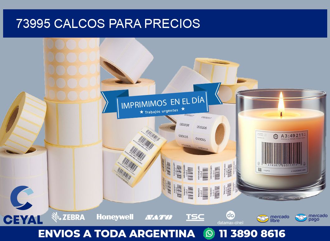 73995 CALCOS PARA PRECIOS