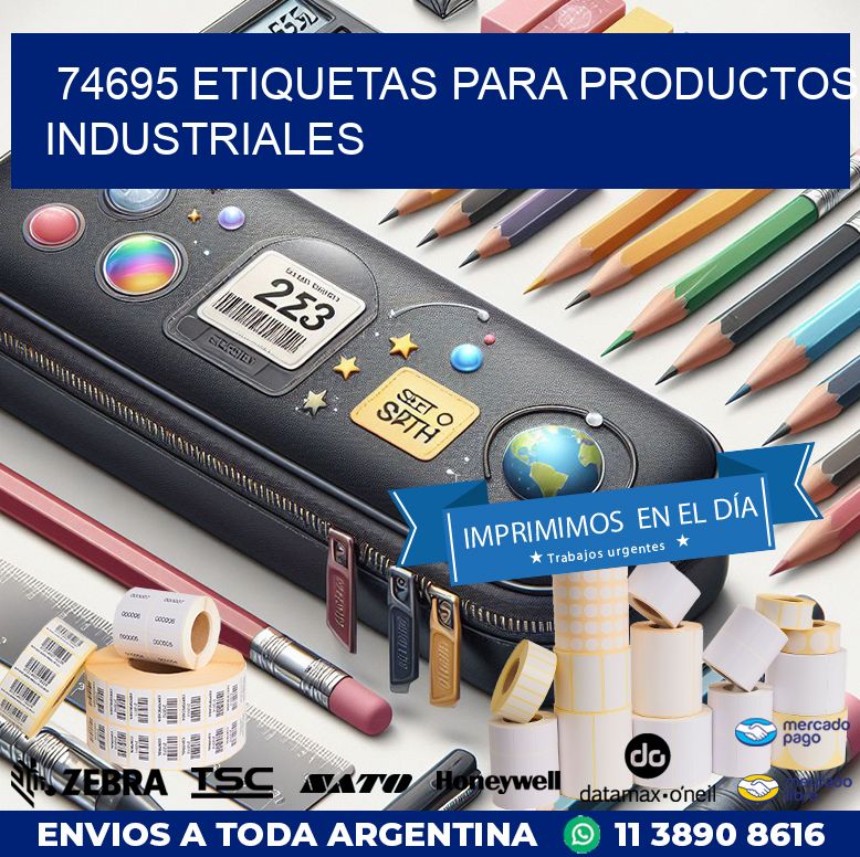 74695 ETIQUETAS PARA PRODUCTOS INDUSTRIALES