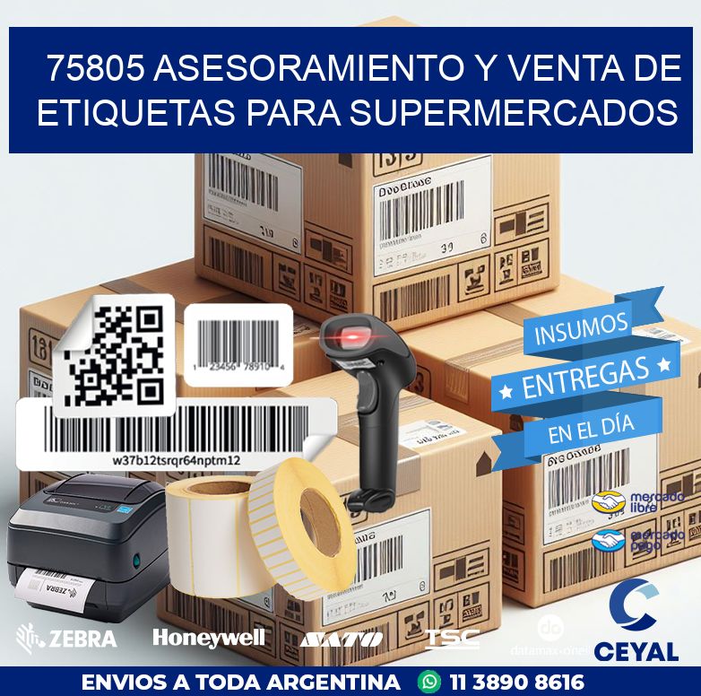 75805 ASESORAMIENTO Y VENTA DE ETIQUETAS PARA SUPERMERCADOS
