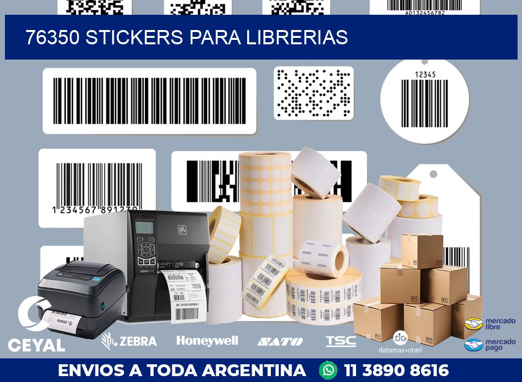 76350 STICKERS PARA LIBRERIAS