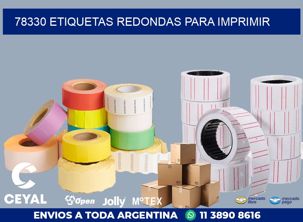 78330 ETIQUETAS REDONDAS PARA IMPRIMIR