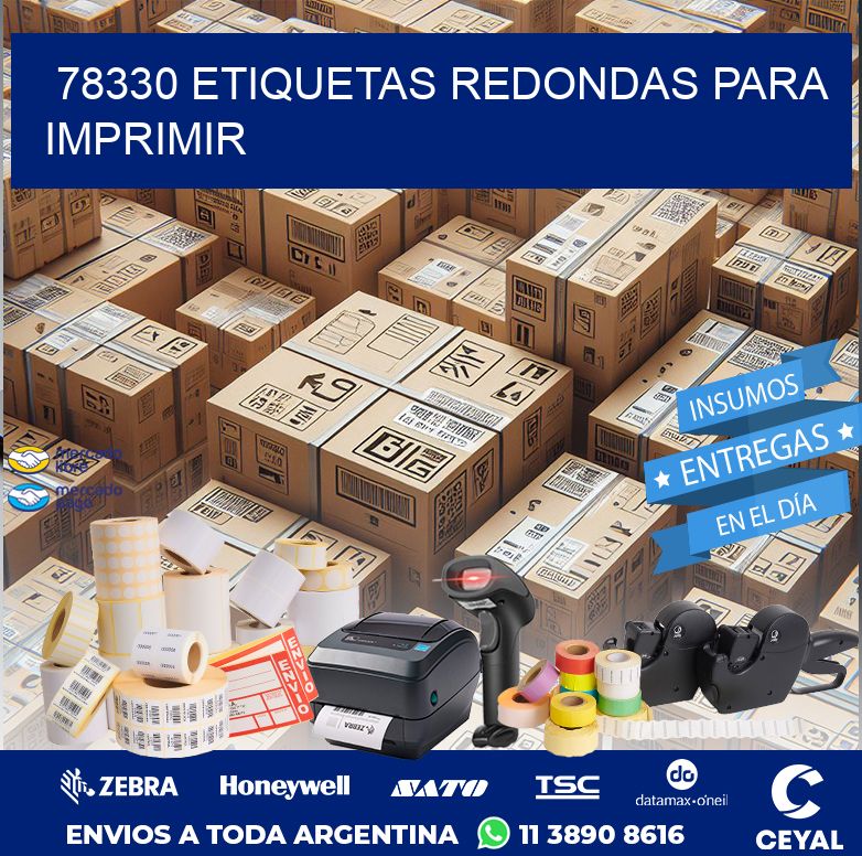78330 ETIQUETAS REDONDAS PARA IMPRIMIR