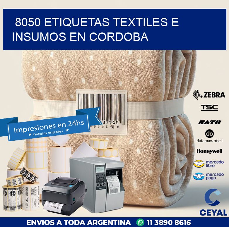 8050 ETIQUETAS TEXTILES E INSUMOS EN CORDOBA