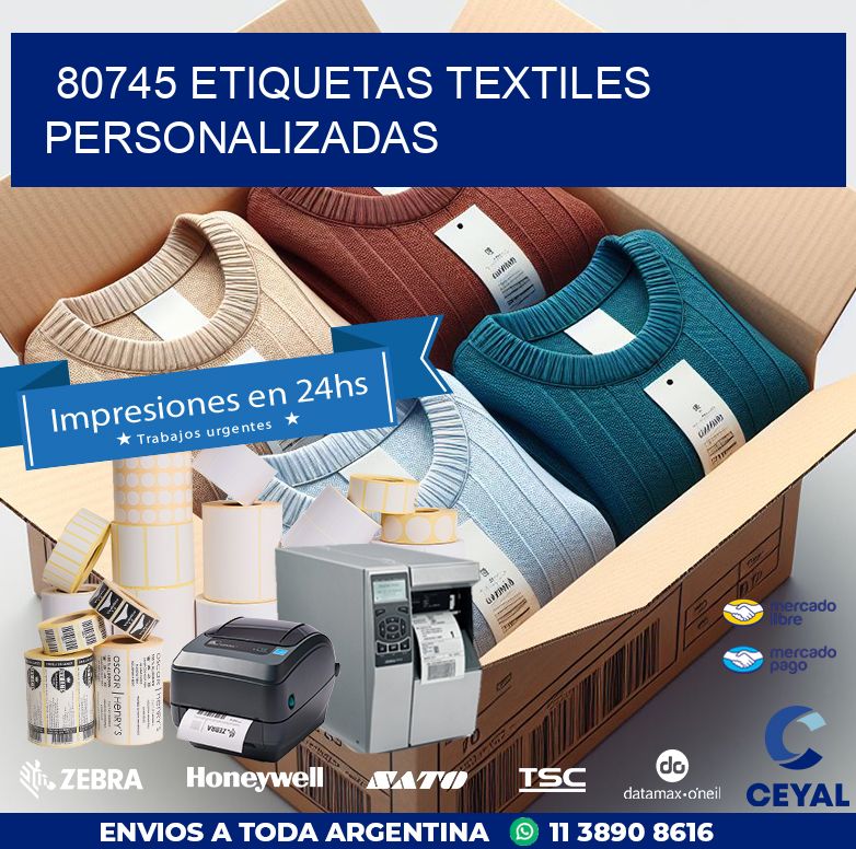 80745 ETIQUETAS TEXTILES PERSONALIZADAS