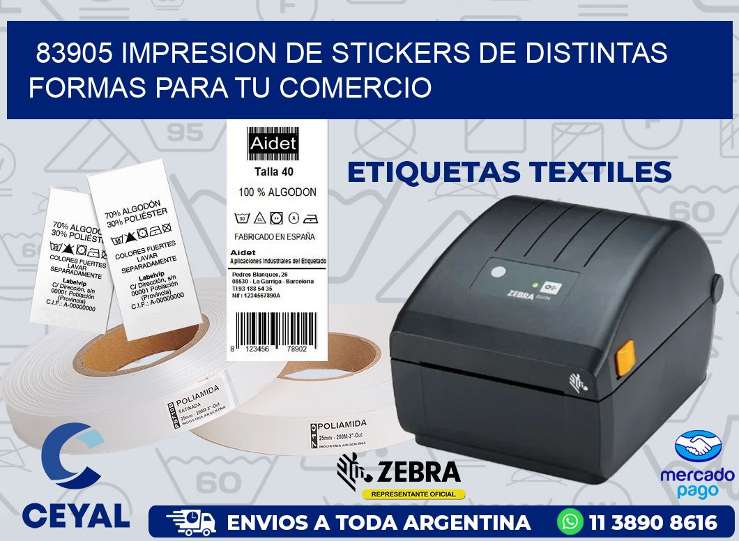 83905 IMPRESION DE STICKERS DE DISTINTAS FORMAS PARA TU COMERCIO
