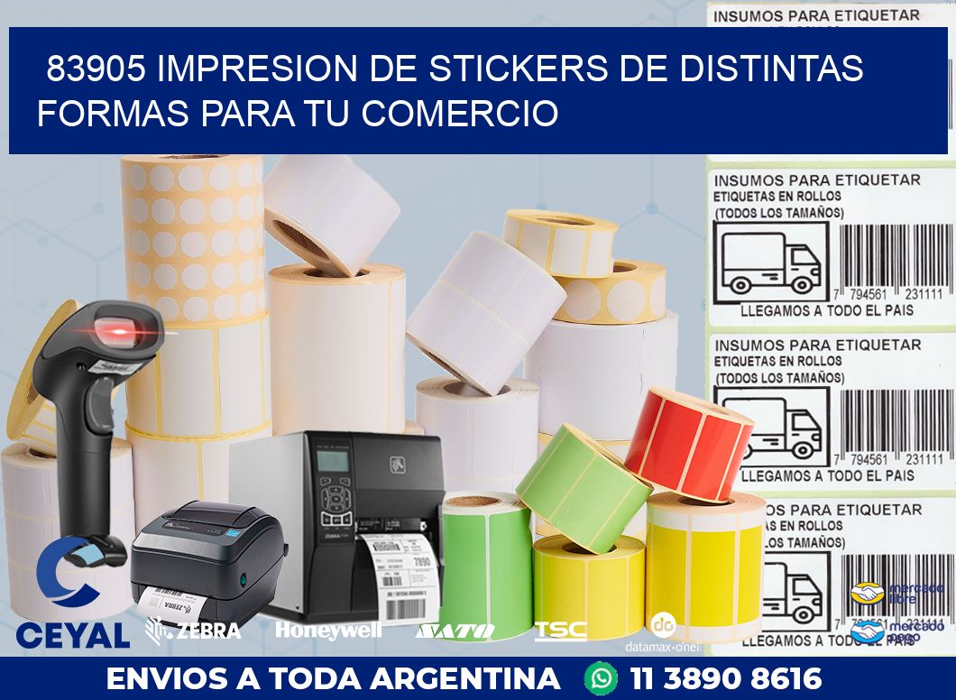 83905 IMPRESION DE STICKERS DE DISTINTAS FORMAS PARA TU COMERCIO
