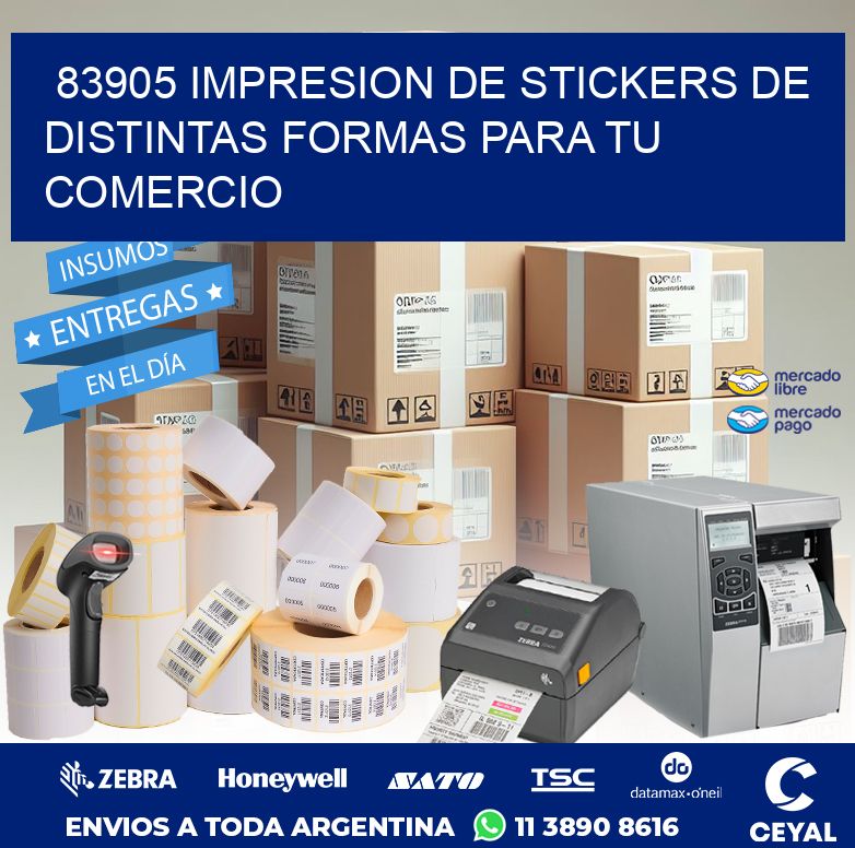 83905 IMPRESION DE STICKERS DE DISTINTAS FORMAS PARA TU COMERCIO