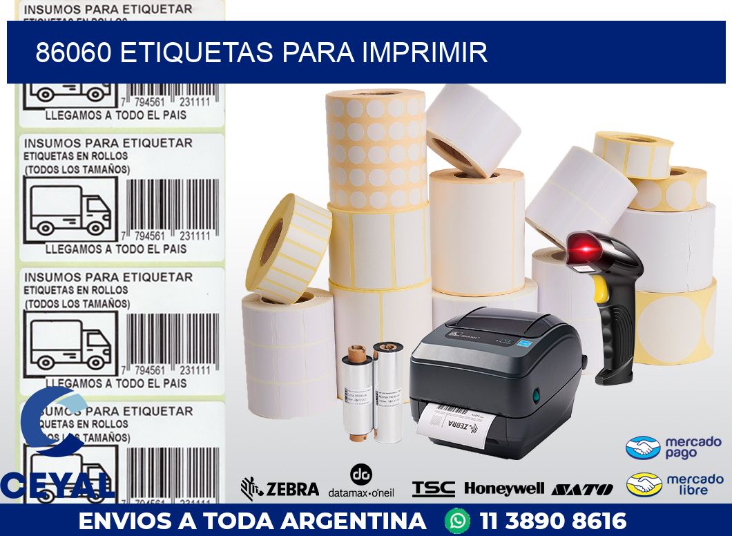 86060 ETIQUETAS PARA IMPRIMIR