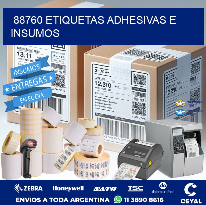88760 ETIQUETAS ADHESIVAS E INSUMOS