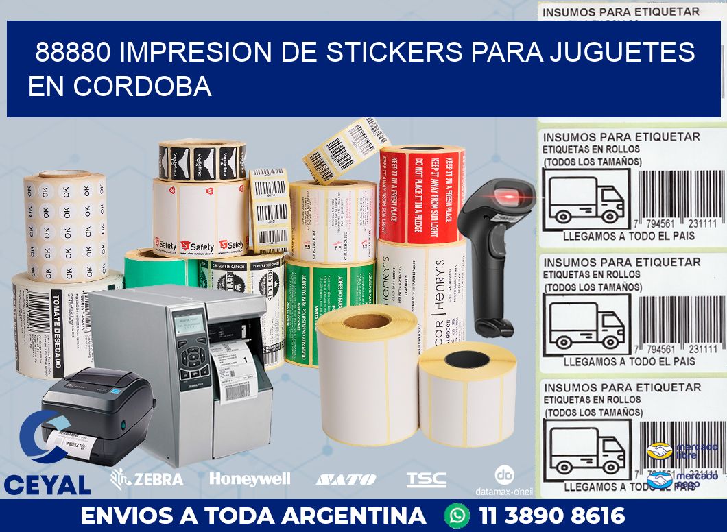 88880 IMPRESION DE STICKERS PARA JUGUETES EN CORDOBA