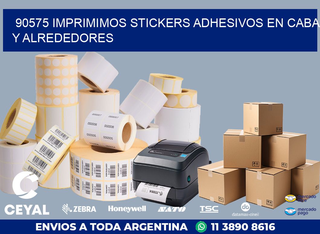 90575 IMPRIMIMOS STICKERS ADHESIVOS EN CABA Y ALREDEDORES