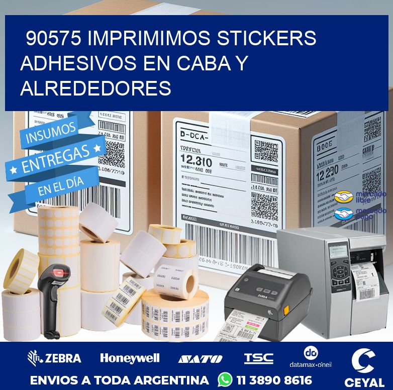 90575 IMPRIMIMOS STICKERS ADHESIVOS EN CABA Y ALREDEDORES