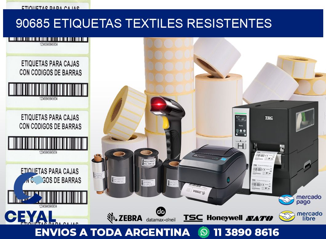 90685 ETIQUETAS TEXTILES RESISTENTES