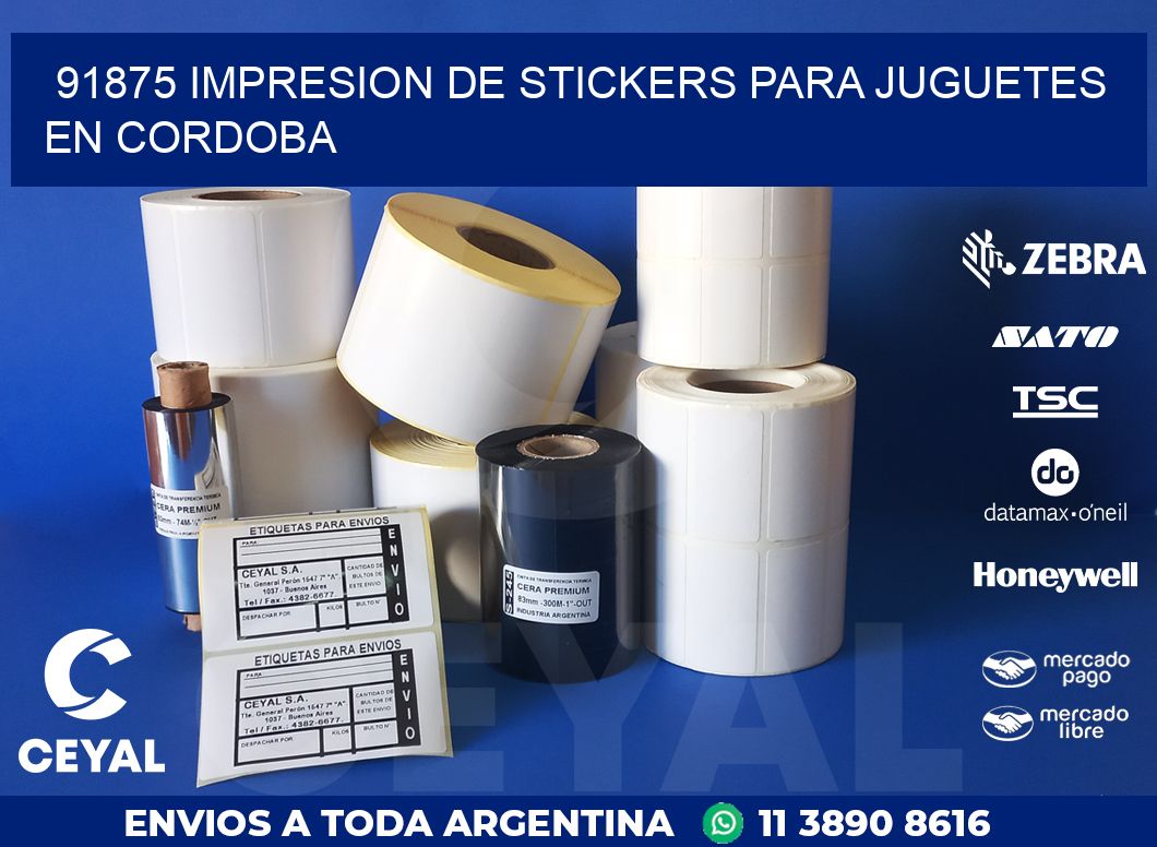 91875 IMPRESION DE STICKERS PARA JUGUETES EN CORDOBA