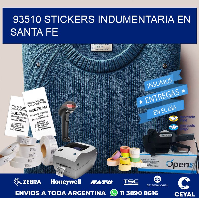 93510 STICKERS INDUMENTARIA EN SANTA FE