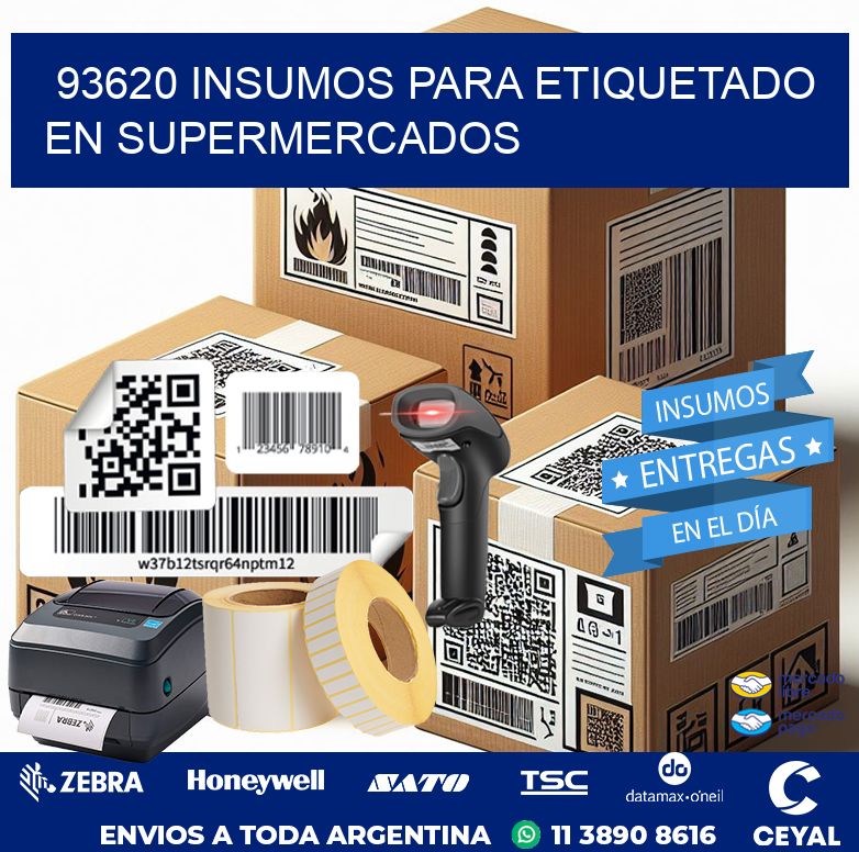 93620 INSUMOS PARA ETIQUETADO EN SUPERMERCADOS