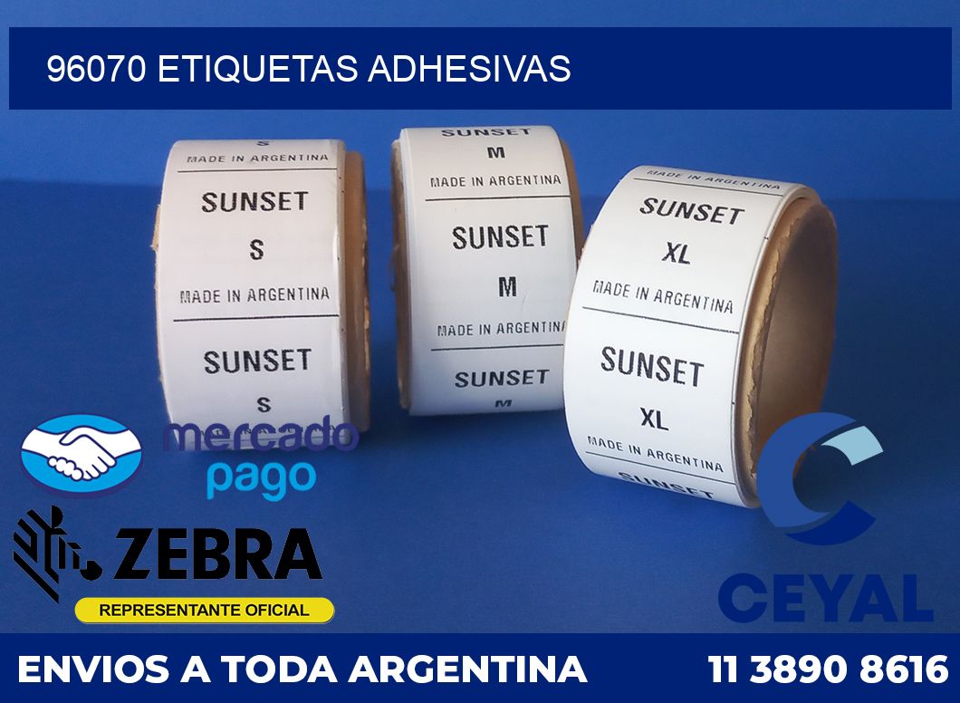 96070 ETIQUETAS ADHESIVAS