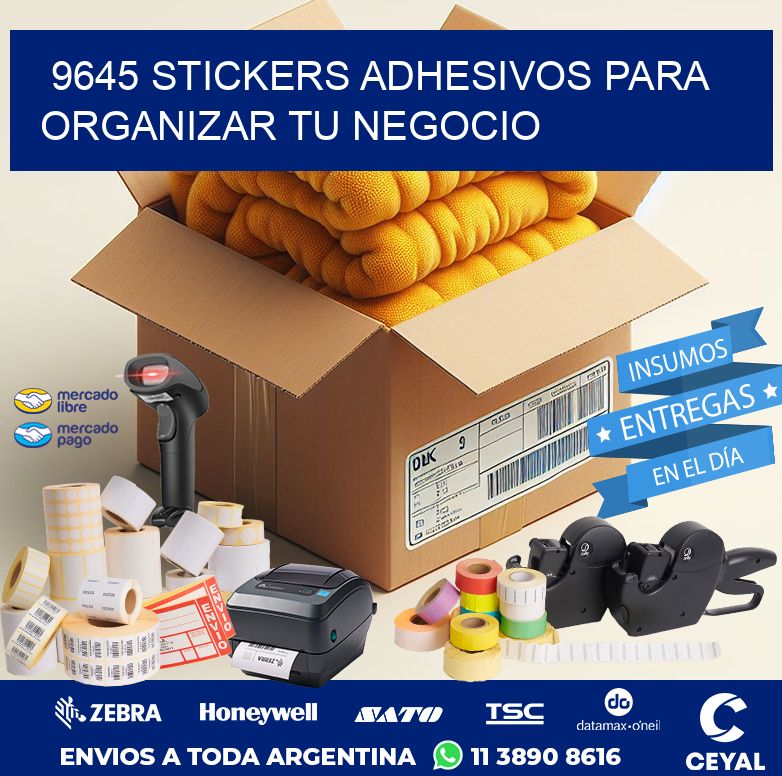 9645 STICKERS ADHESIVOS PARA ORGANIZAR TU NEGOCIO