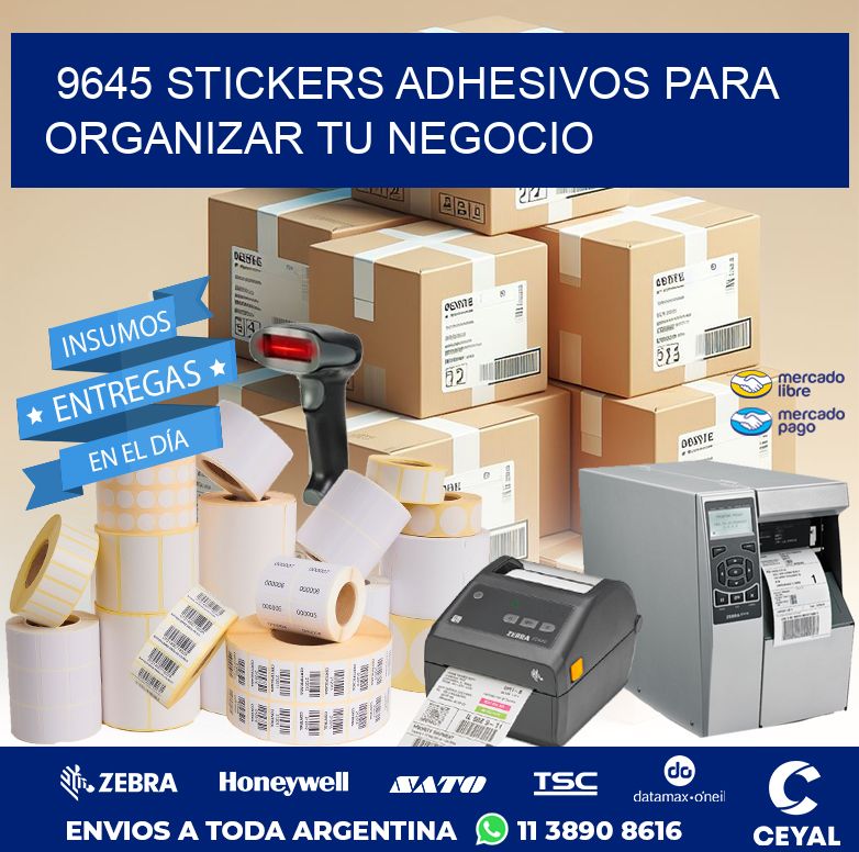 9645 STICKERS ADHESIVOS PARA ORGANIZAR TU NEGOCIO