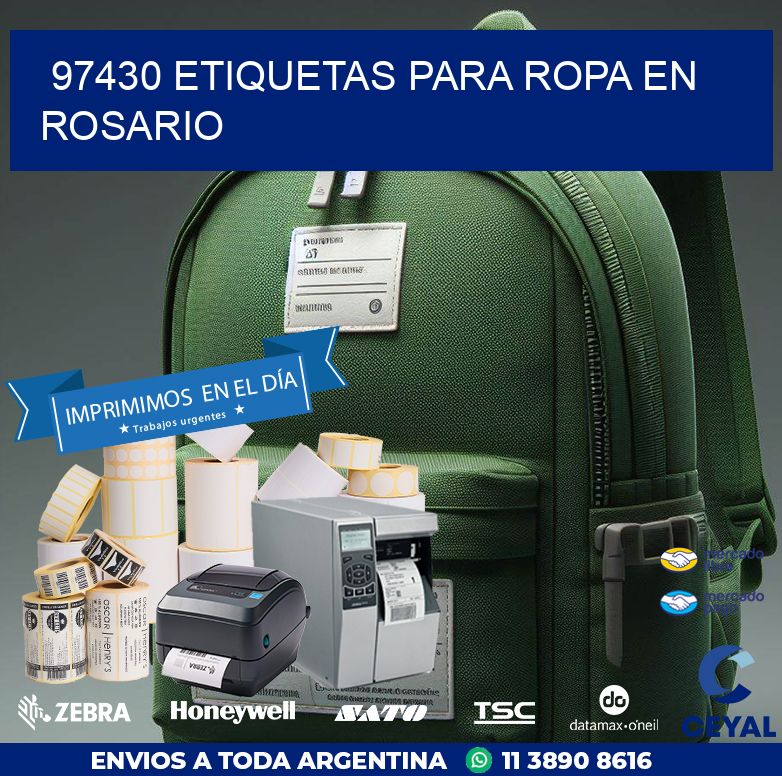 97430 ETIQUETAS PARA ROPA EN ROSARIO