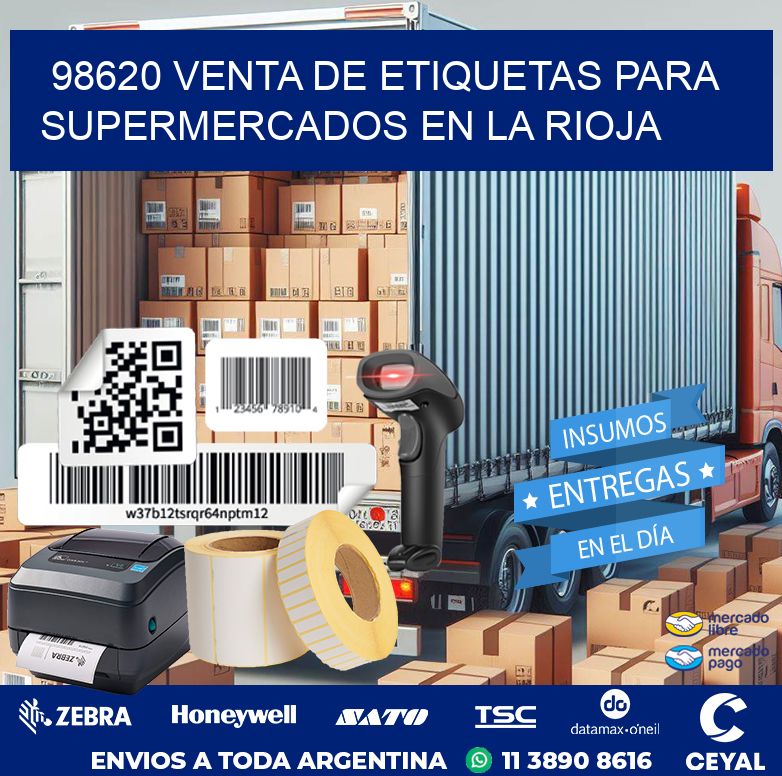 98620 VENTA DE ETIQUETAS PARA SUPERMERCADOS EN LA RIOJA