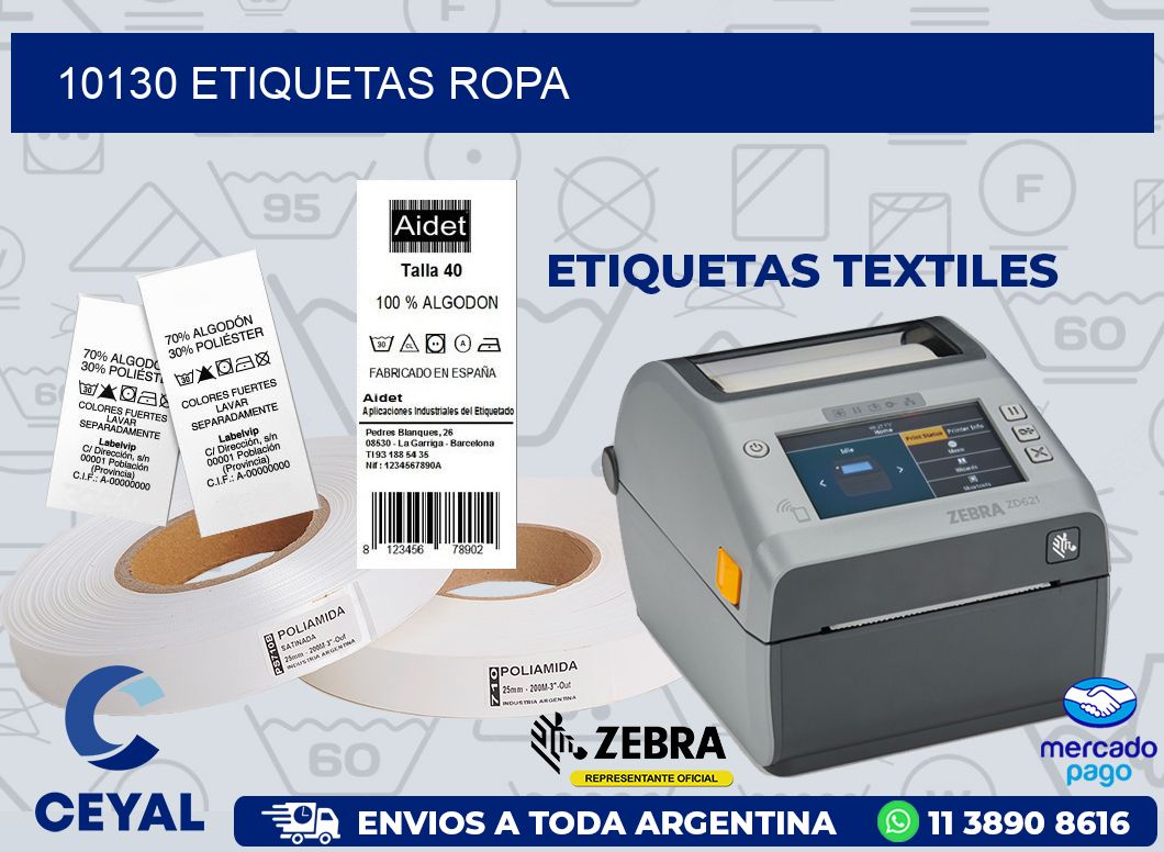 10130 ETIQUETAS ROPA