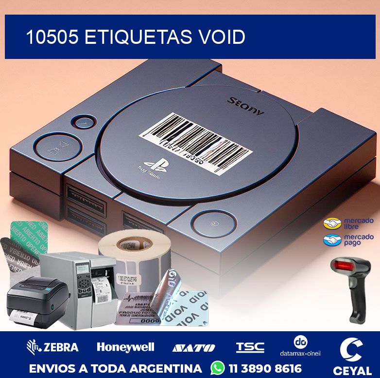10505 ETIQUETAS VOID