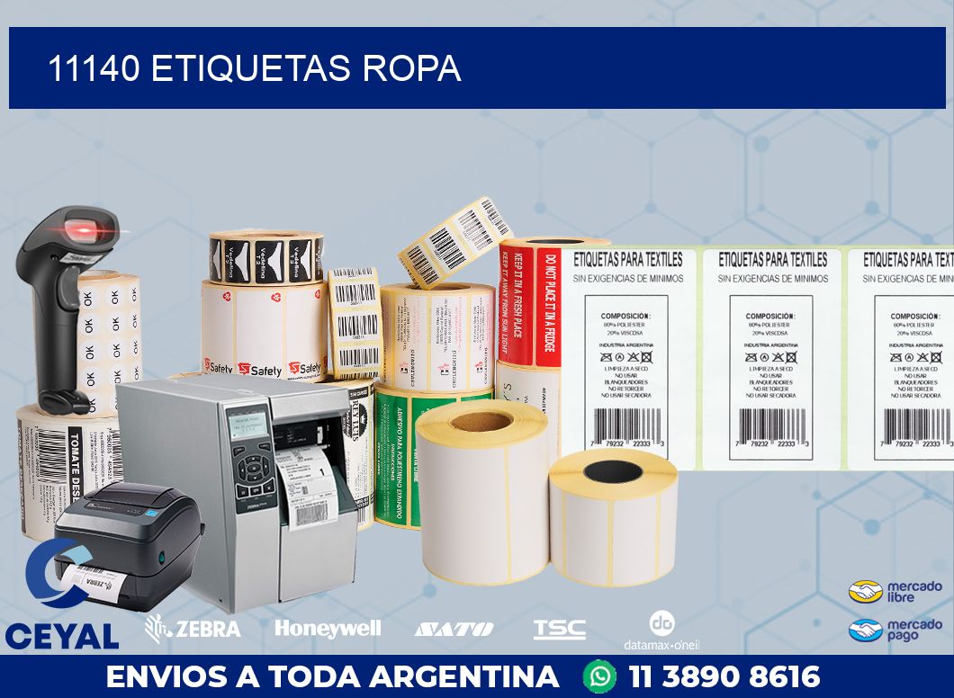 11140 ETIQUETAS ROPA