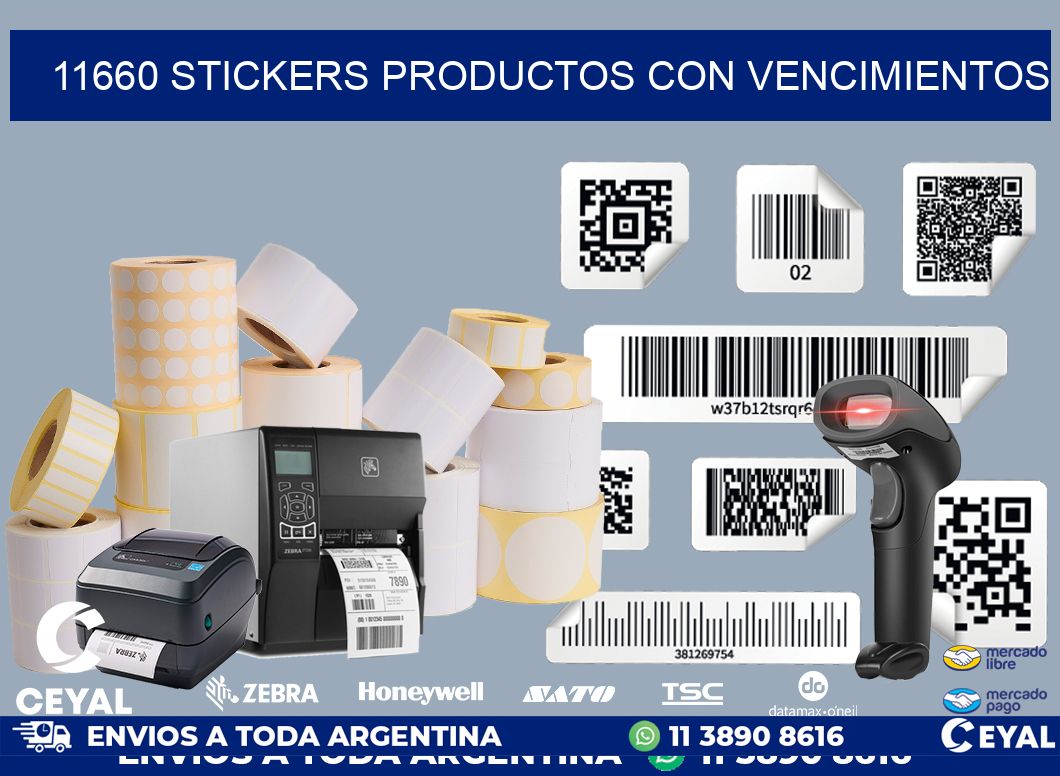11660 STICKERS PRODUCTOS CON VENCIMIENTOS
