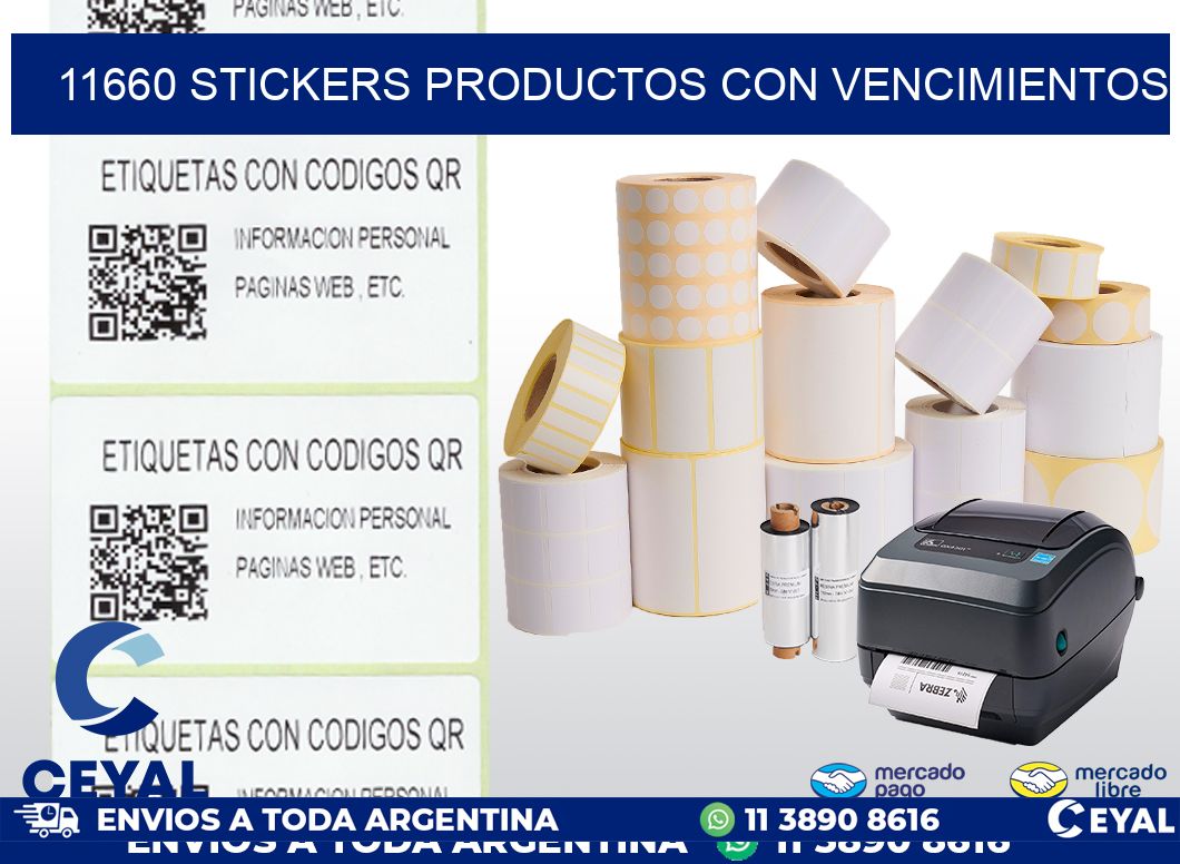 11660 STICKERS PRODUCTOS CON VENCIMIENTOS