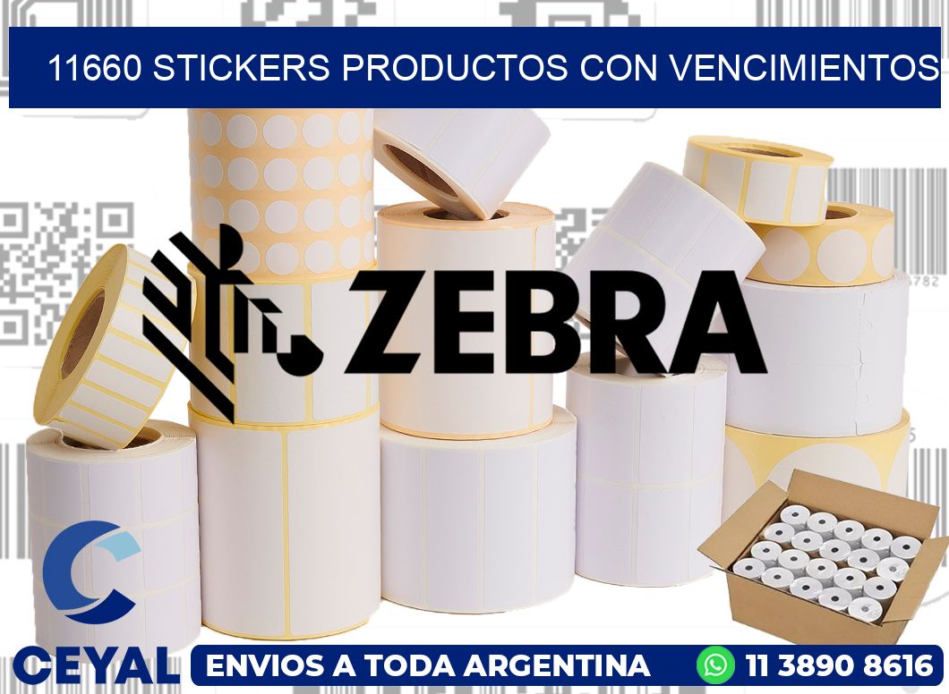 11660 STICKERS PRODUCTOS CON VENCIMIENTOS