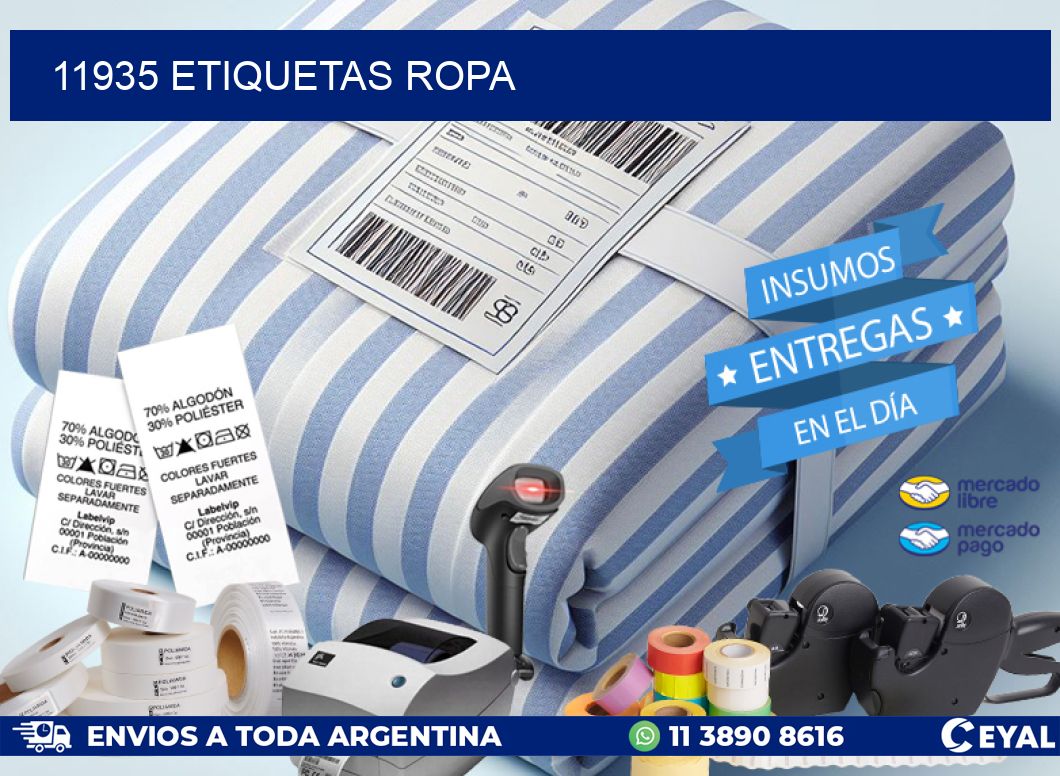 11935 ETIQUETAS ROPA