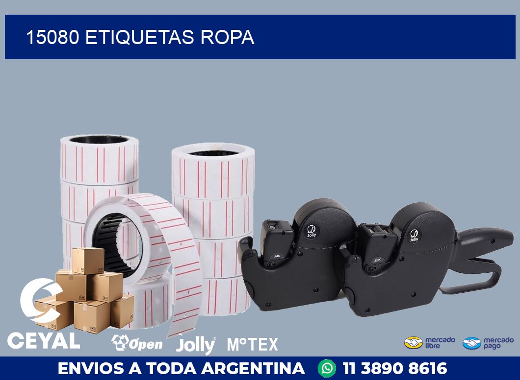 15080 ETIQUETAS ROPA
