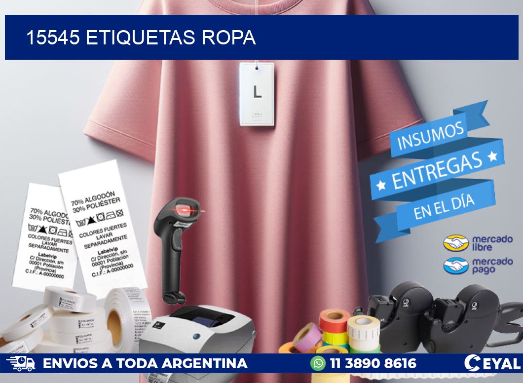 15545 ETIQUETAS ROPA