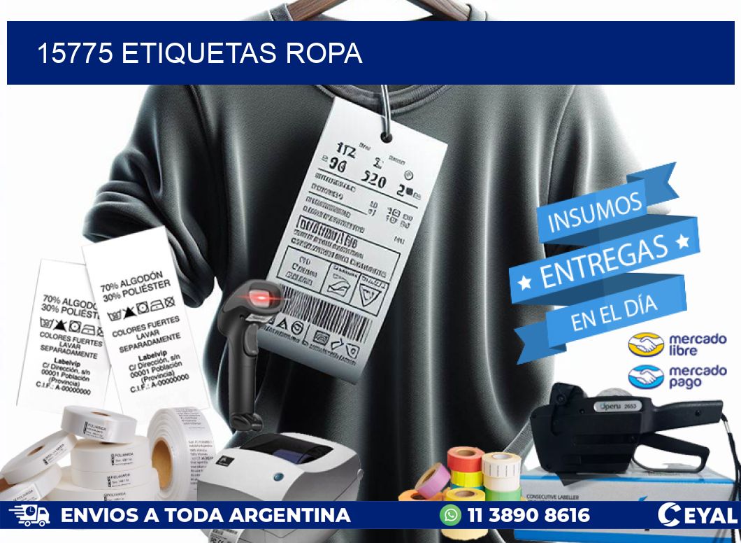 15775 ETIQUETAS ROPA