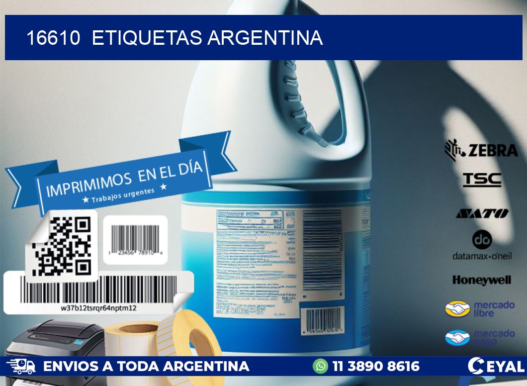 16610 etiquetas argentina