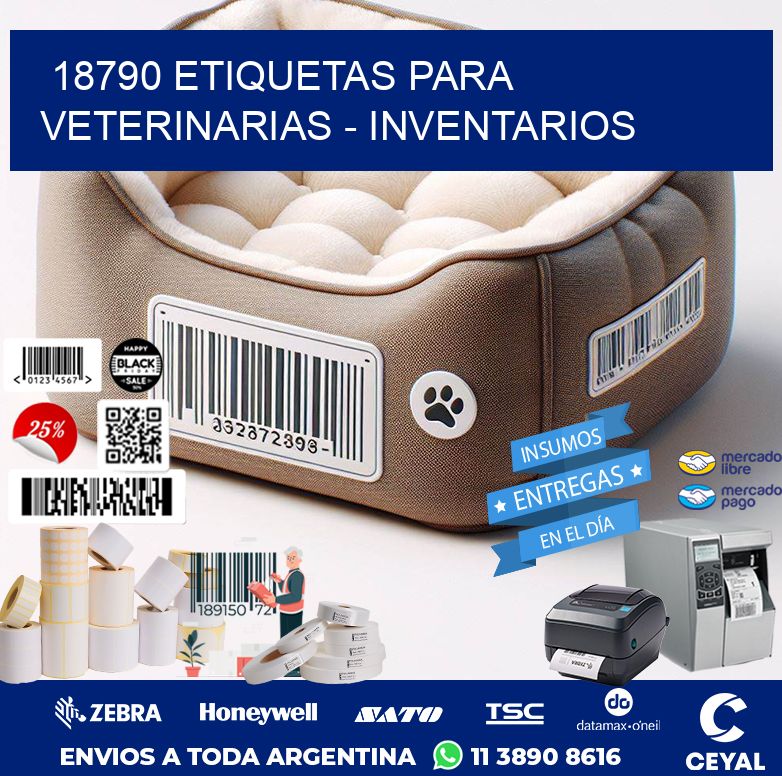 18790 ETIQUETAS PARA VETERINARIAS – INVENTARIOS