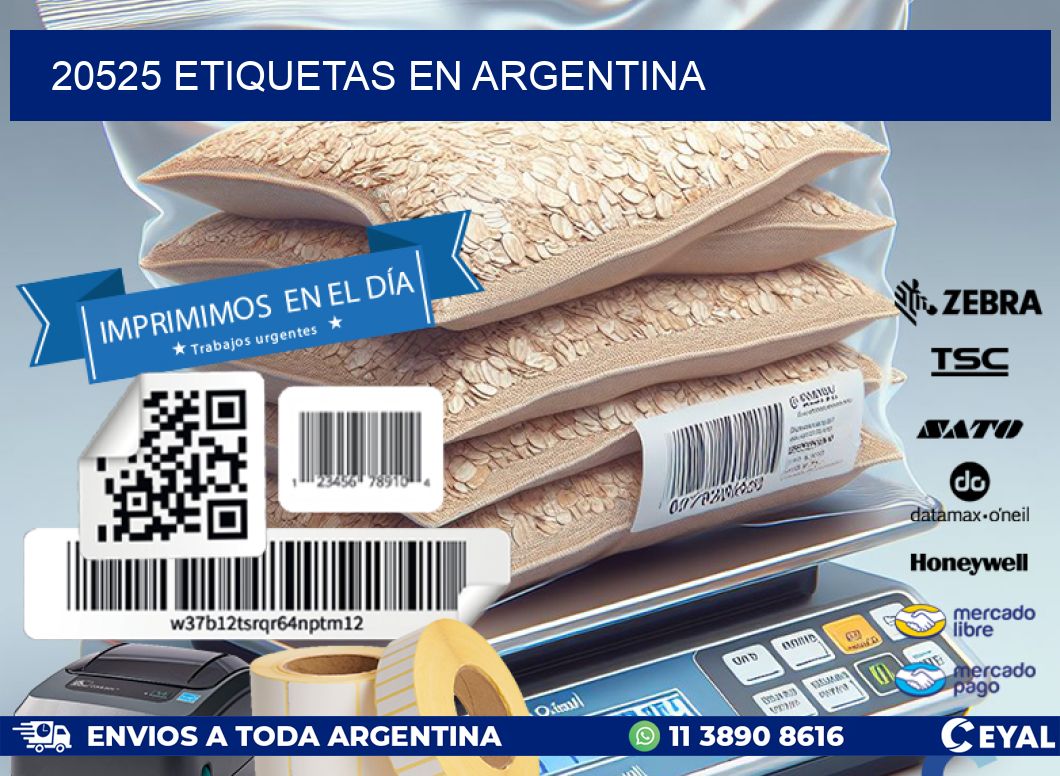 20525 etiquetas en argentina
