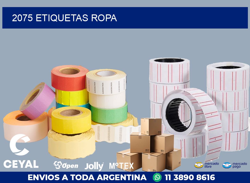 2075 ETIQUETAS ROPA