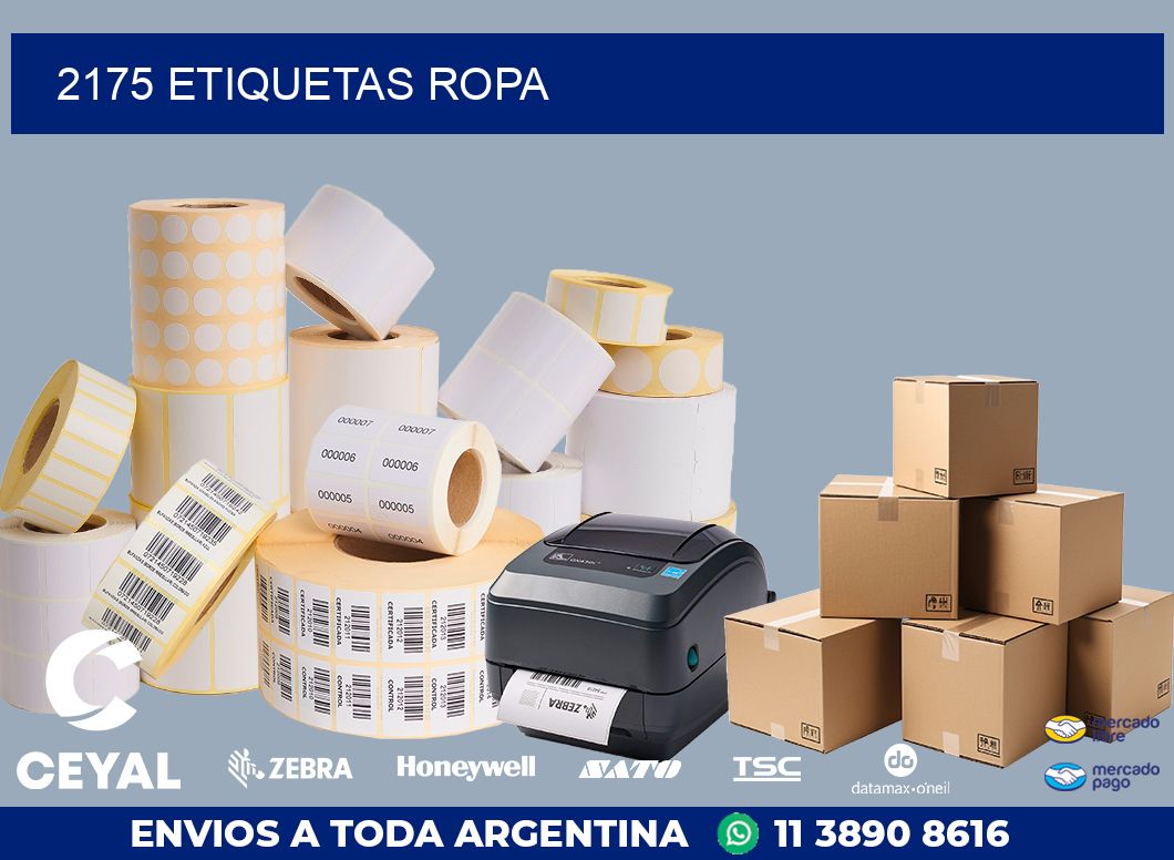 2175 ETIQUETAS ROPA