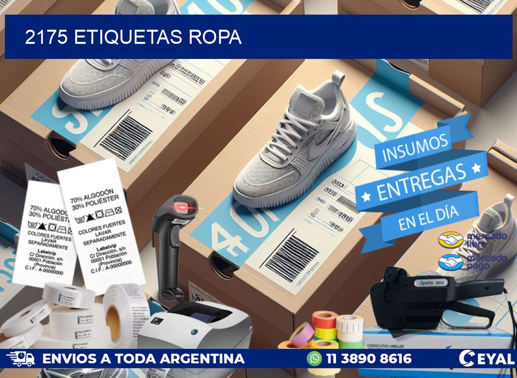 2175 ETIQUETAS ROPA