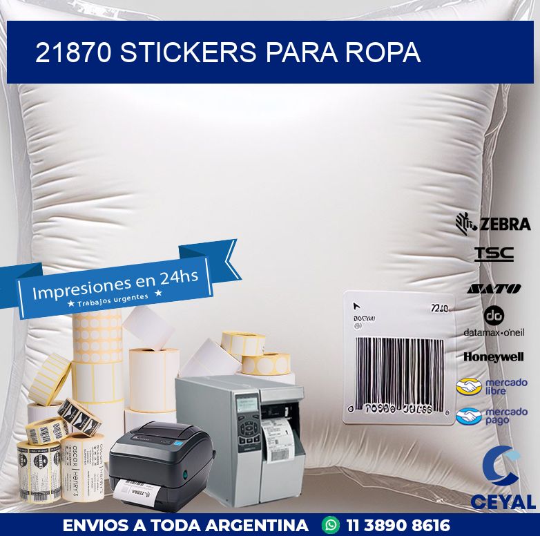 21870 STICKERS PARA ROPA