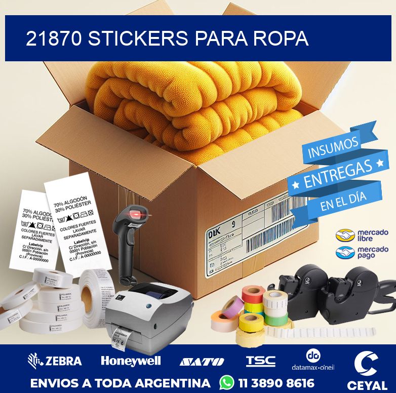 21870 STICKERS PARA ROPA